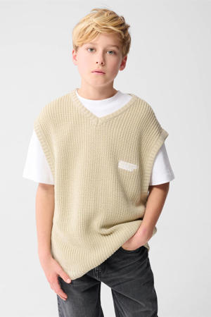 spencer rechtvallend beige