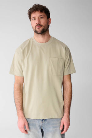relaxed T-shirt lichtgroen