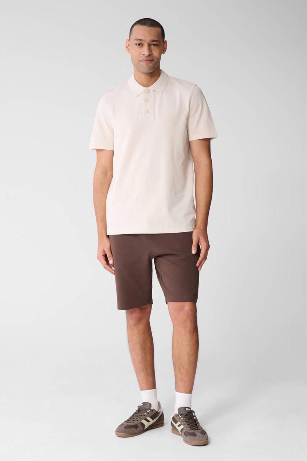 Shoeby regular waist casual short donkerbruin