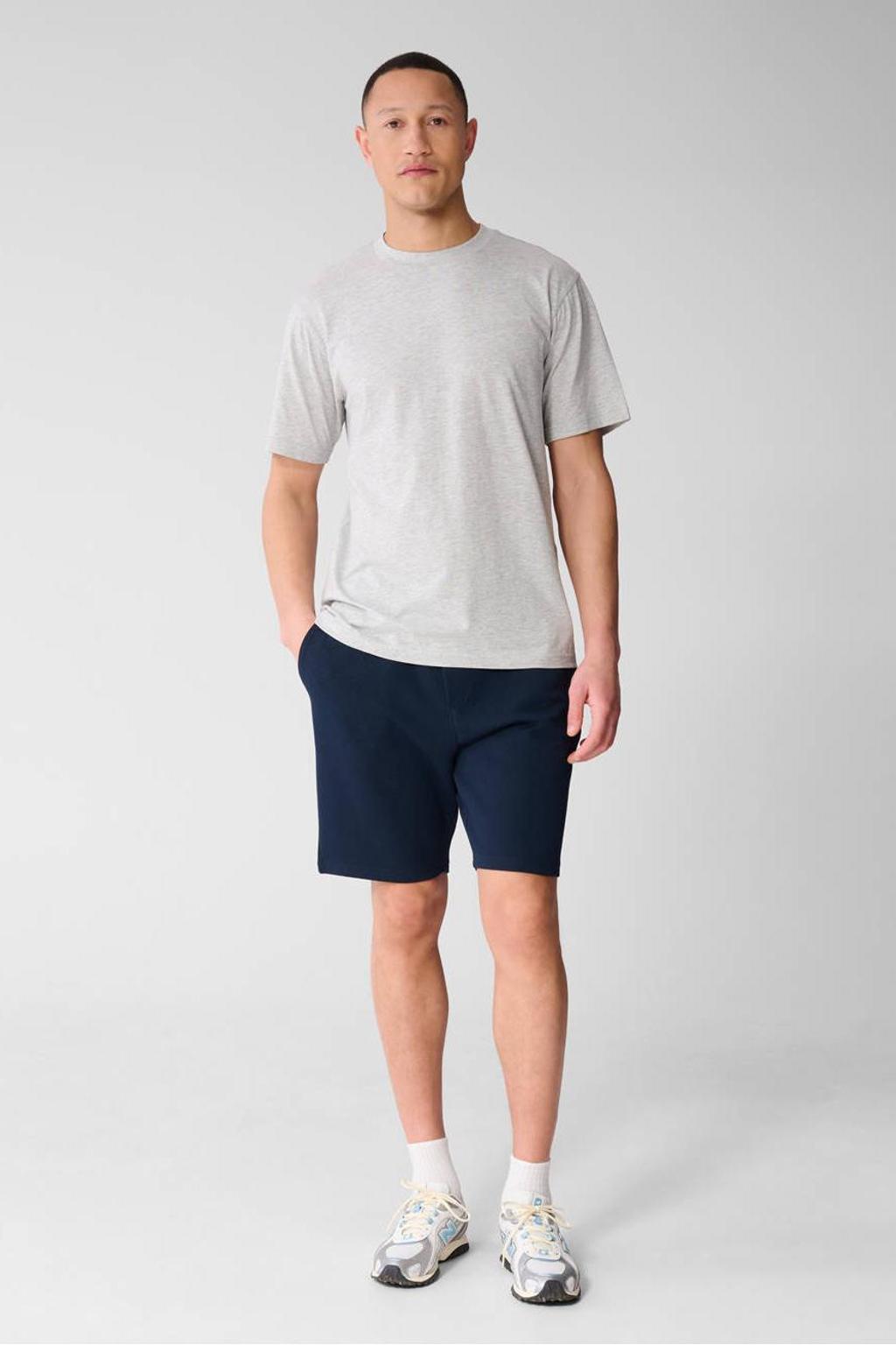 Shoeby regular casual short donkerblauw