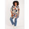 Paprika viscose tuniek Plus Size met print - meerkleurig