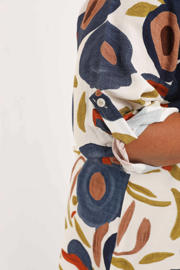 thumbnail: Paprika viscose tuniek Plus Size met print - meerkleurig