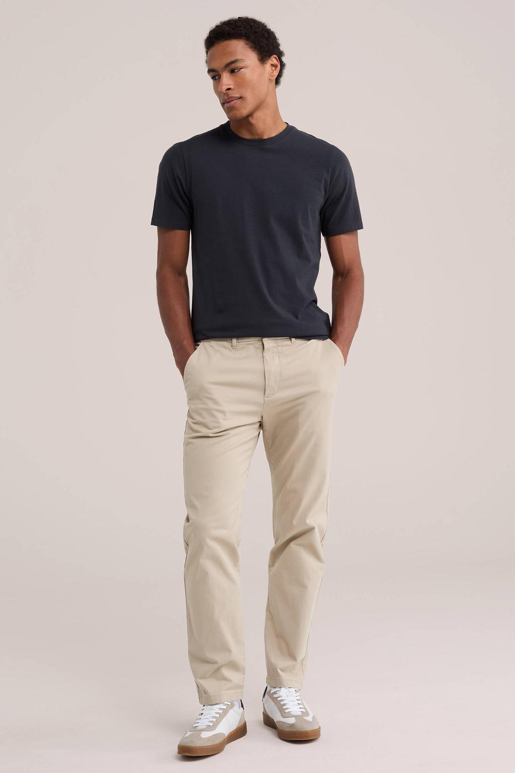 WE Fashion regular chino beige