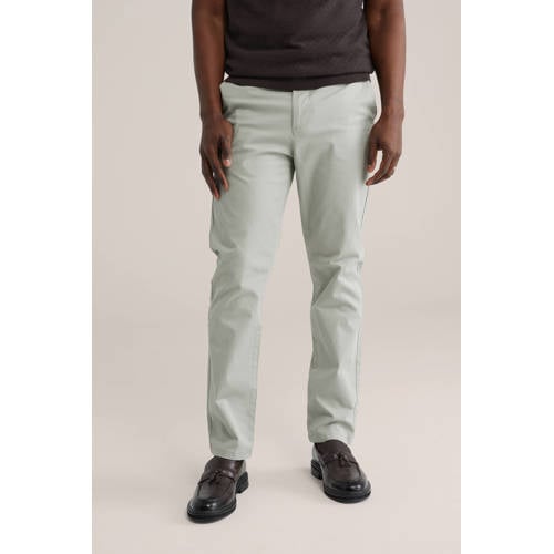 WE Fashion slim chino grijs afbeelding