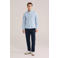 WE Fashion regular chino donkerblauw