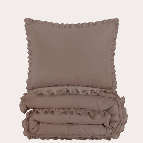 NOUS Living katoenen dekbedovertrek 1-persoons (140x220 cm) afbeelding