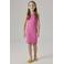 NAME IT KIDS zomerjurk rib gebreid felroze
