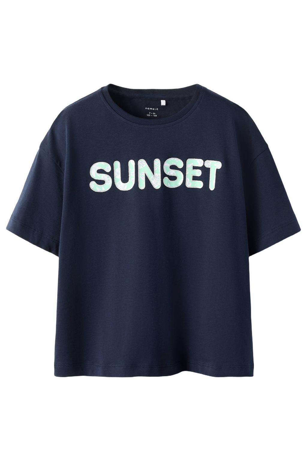 NAME IT KIDS T-shirt donkerblauw