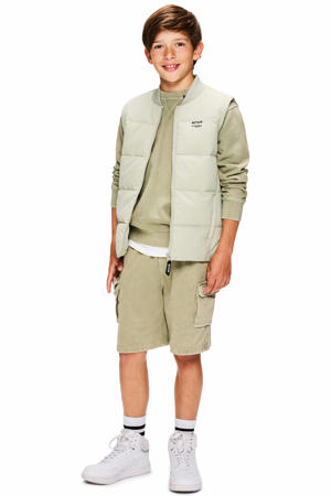 regular waist sweatshort groen