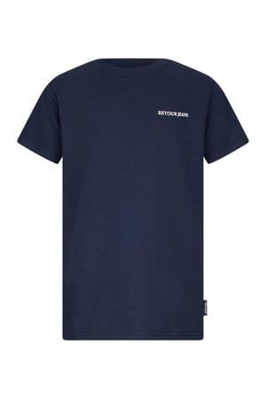 T-shirt donkerblauw