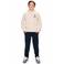 Retour Jeans hoodie met backprint crème