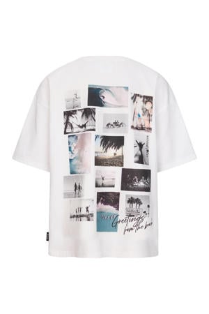 T-shirt met backprint wit