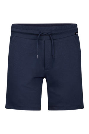 regular waist sweatshort donkerblauw