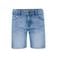 Retour Jeans straight regular waist short light blue denim
