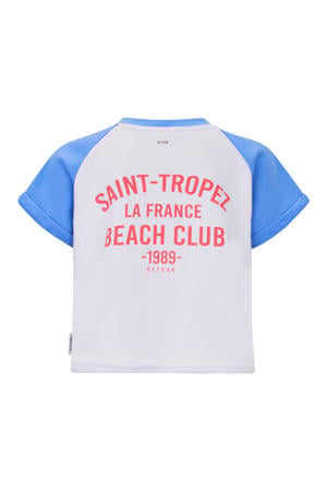 T-shirt met backprint wit