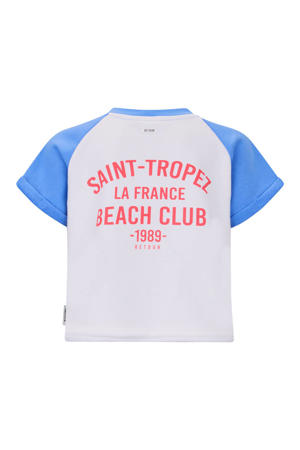 T-shirt met backprint wit