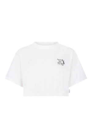 T-shirt met backprint wit