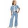 Retour Jeans Bella wide leg jeans light blue denim