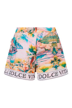 relaxed regular waist casual short roze