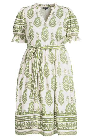 midi jurk met all-overprint