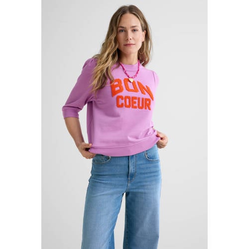 Geisha sweater lila afbeelding