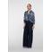 Geisha high waist wide leg jeans dark blue denim