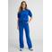 Geisha high waist flared broek blauw