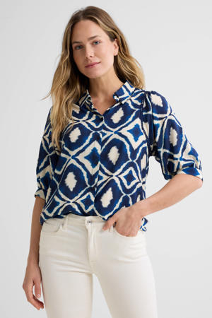 blouse donkerblauw