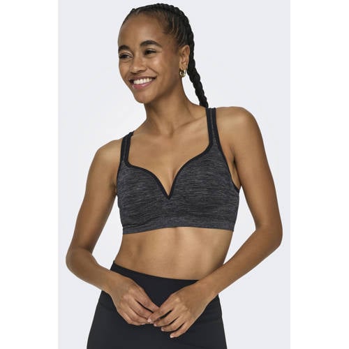 Wehkamp ONLY PLAY sportbh level 3 ONPMARTINE zwart aanbieding