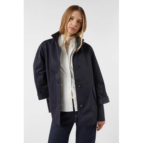 comma trenchcoat marineblauw afbeelding