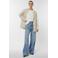 comma wide leg jeans light blue denim