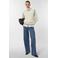 comma high waist flared jeans dark blue denim