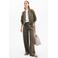comma wide leg high waist broek donkergroen