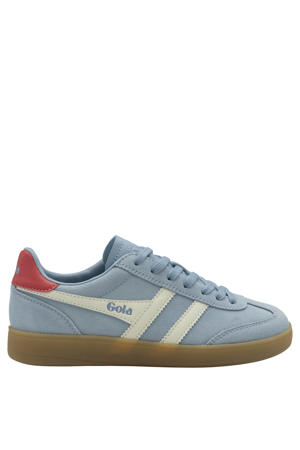 Viper suède sneakers lichtblauw