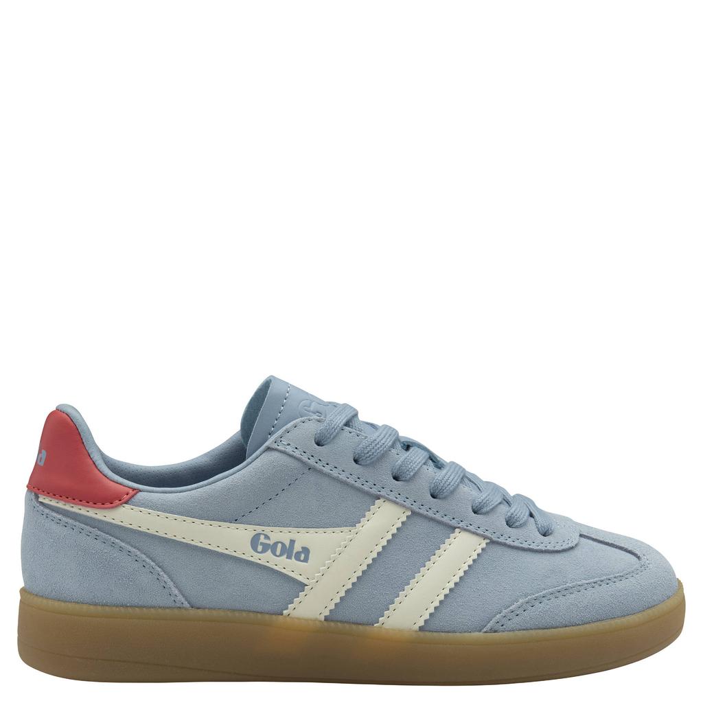 Lichtblauwe dames Gola Viper suède sneakers met veters
