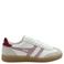 Gola Viper leren sneakers wit/roze