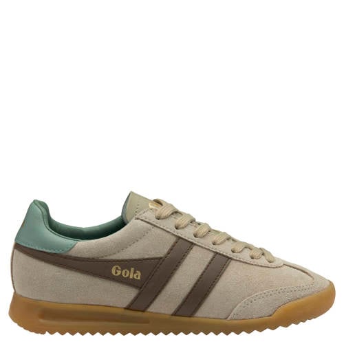 Gola Torpedo suède sneakers beige/groen afbeelding