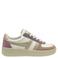 Gola Grandslam Quadrant leren sneakers wit/goud
