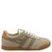 Gola Elan suède sneakers beige/groen