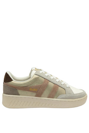 Superslam blaze leren sneakers goud/camel