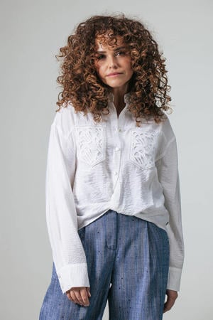 blouse wit broderie