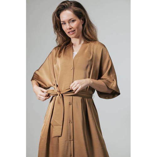 LabeL DOT blousejurk camel afbeelding