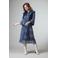 LabeL DOT midi jurk blauw