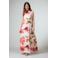 LabeL DOT gebloemde maxi jurk multi