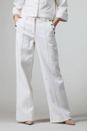 wide leg jeans ecru