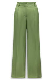 thumbnail: LabeL DOT wide leg regular waist broek groen