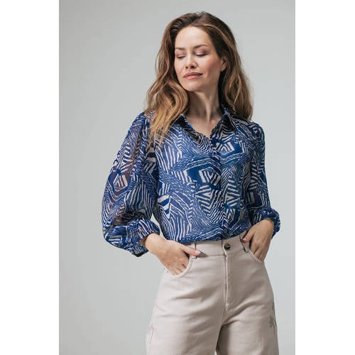 LabeL DOT blouse blauw afbeelding