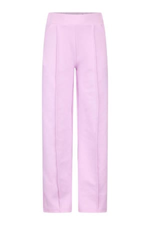 wide leg regular waist sweatpants lila