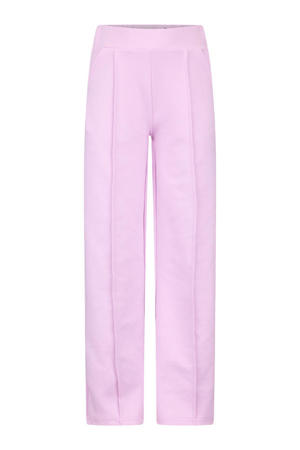 wide leg regular waist sweatpants lila