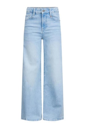 Skoura wide leg jeans light blue denim